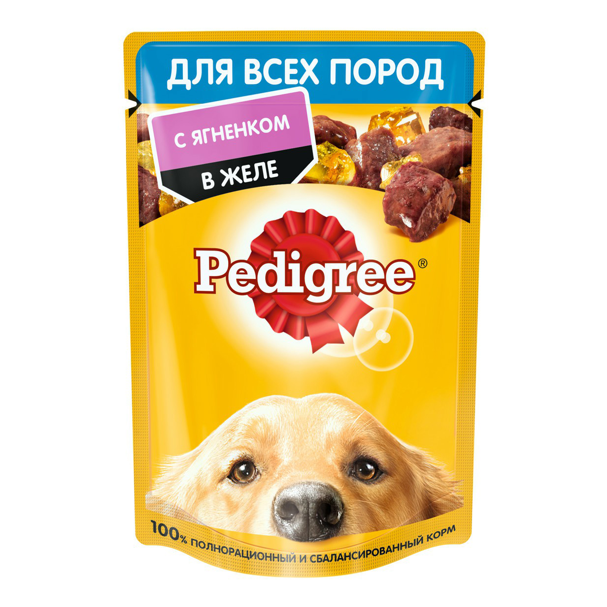 

Влажный корм для собак Pedigree с ягненком, 85 г