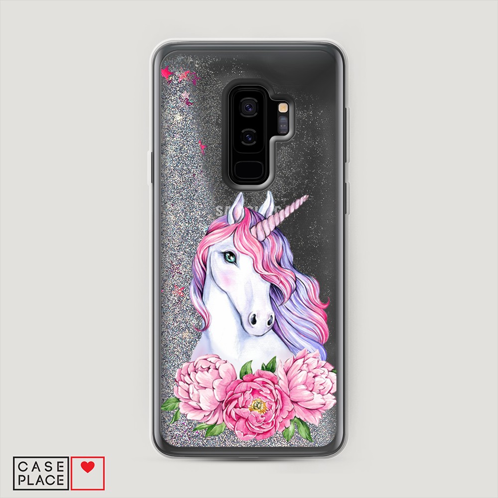 

Чехол Awog "Единорог с пионами" на Samsung Galaxy S9 Plus, 25891-1