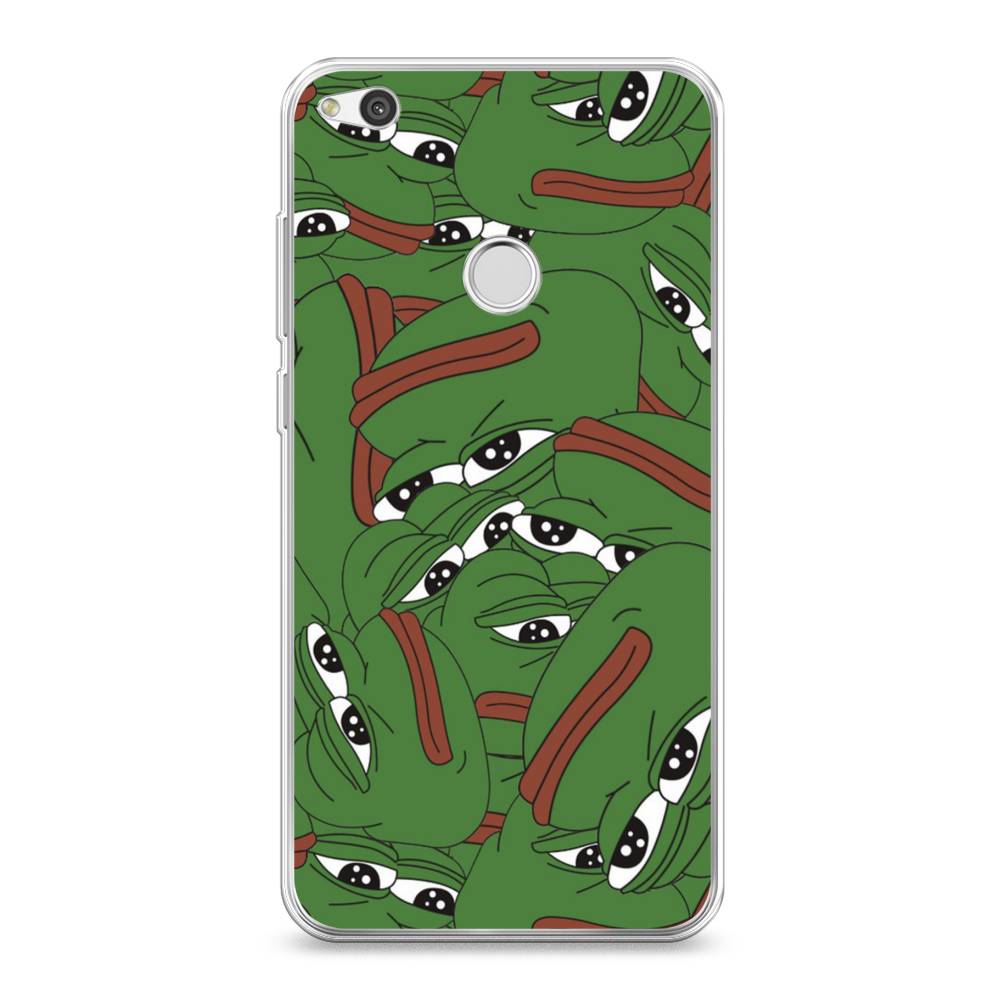 

Чехол Awog на Huawei P8 Lite 2017 "Печальный frog", Разноцветный, 61550-9