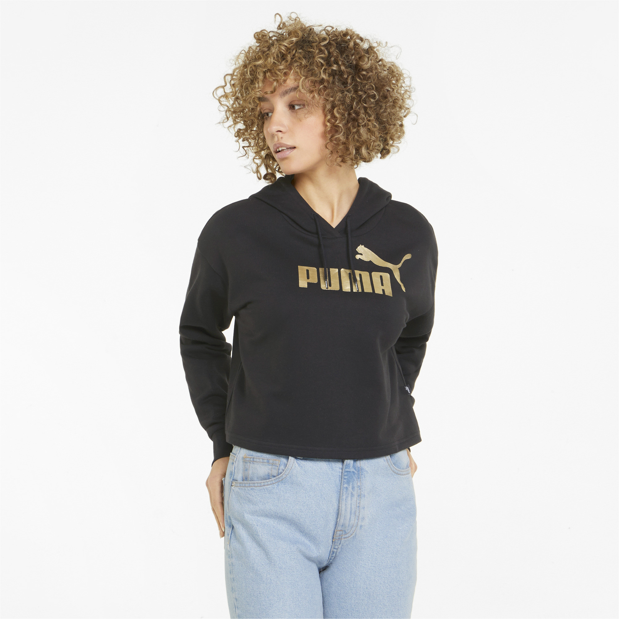 фото Толстовка женская puma 84830501 черная xs