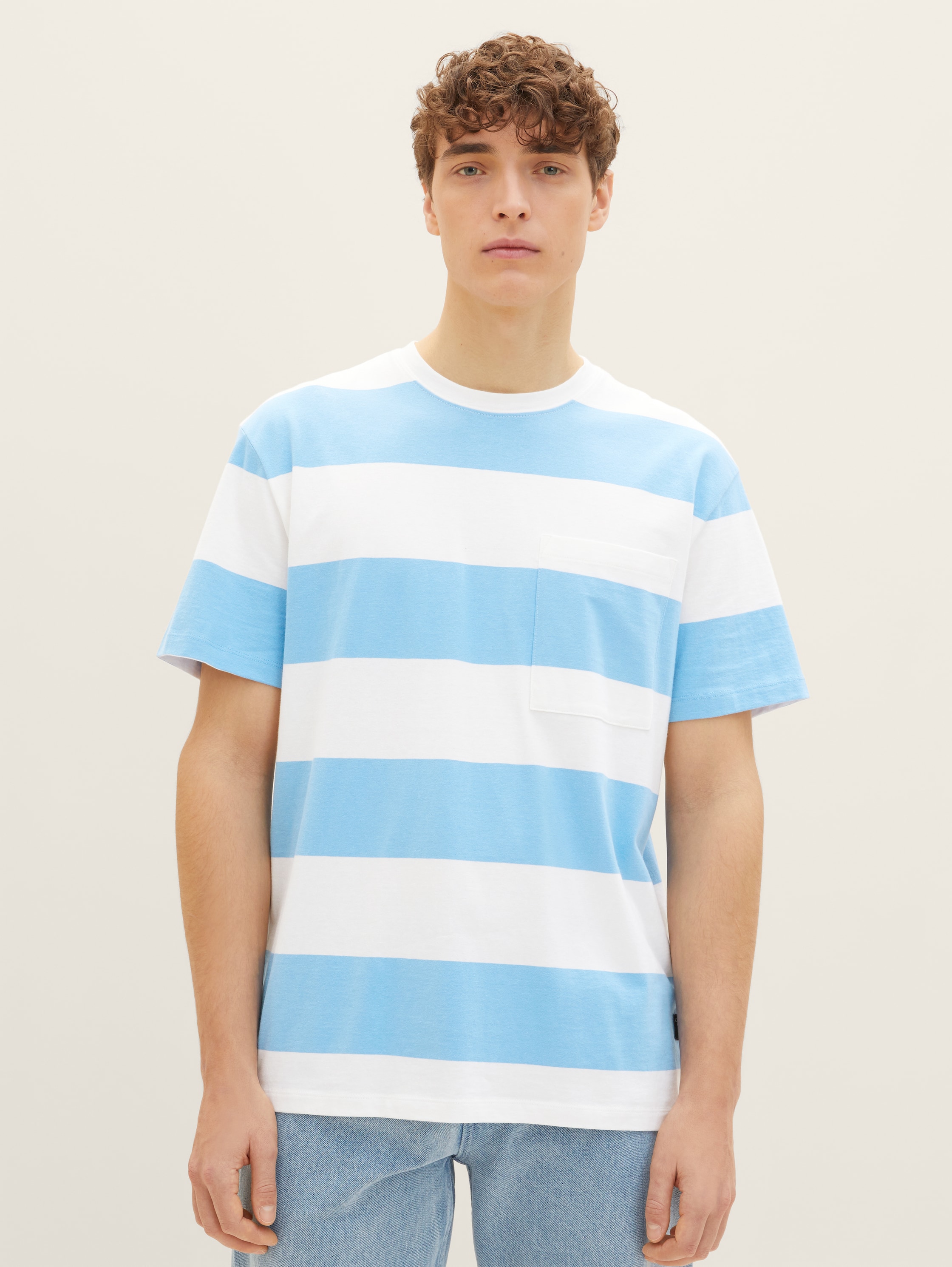 

Футболка мужская TOM TAILOR 1035597 голубая 2XL, Голубой, 1035597