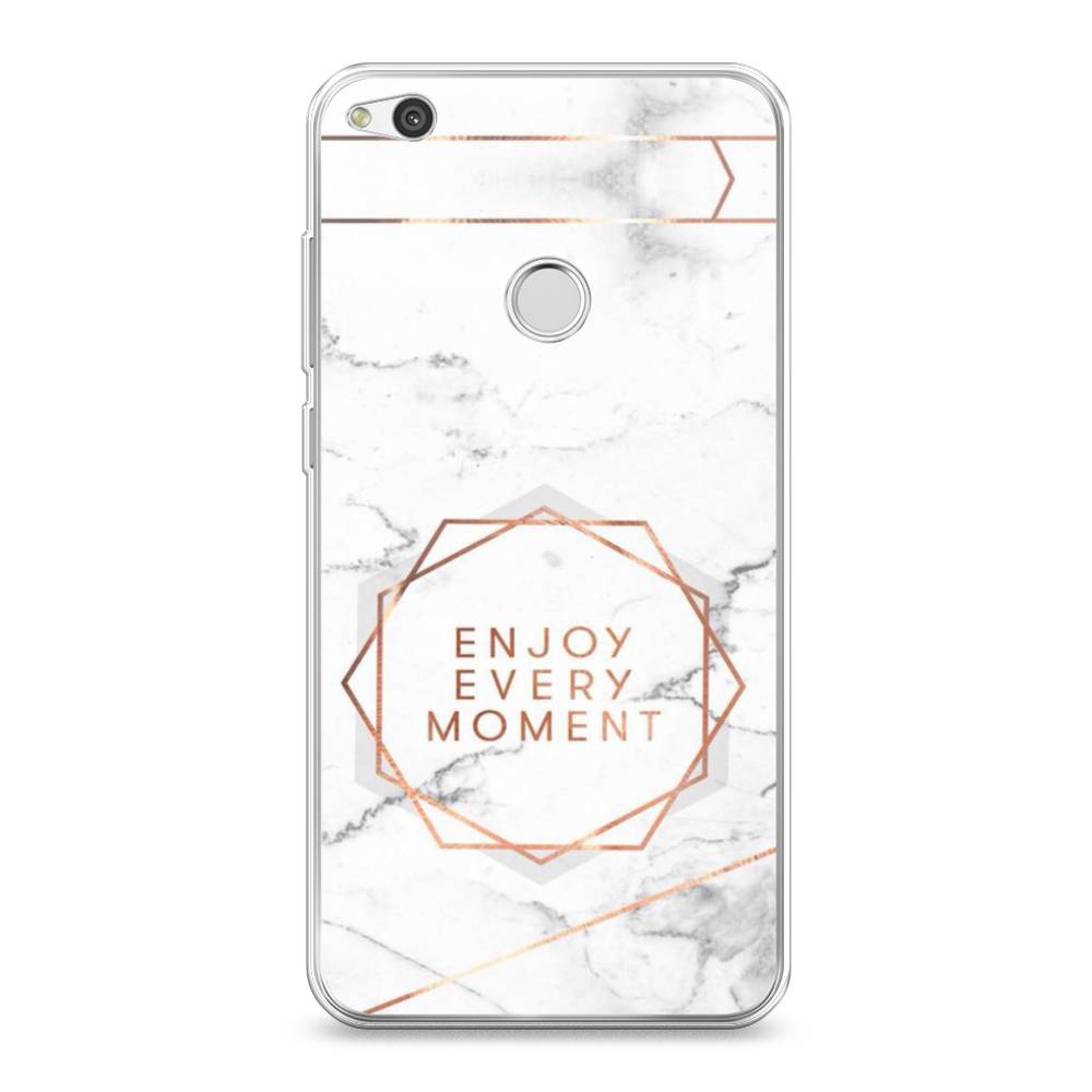 

Чехол Awog на Huawei P8 Lite 2017 "Enjoy every moment мрамор", Разноцветный, 61550-7