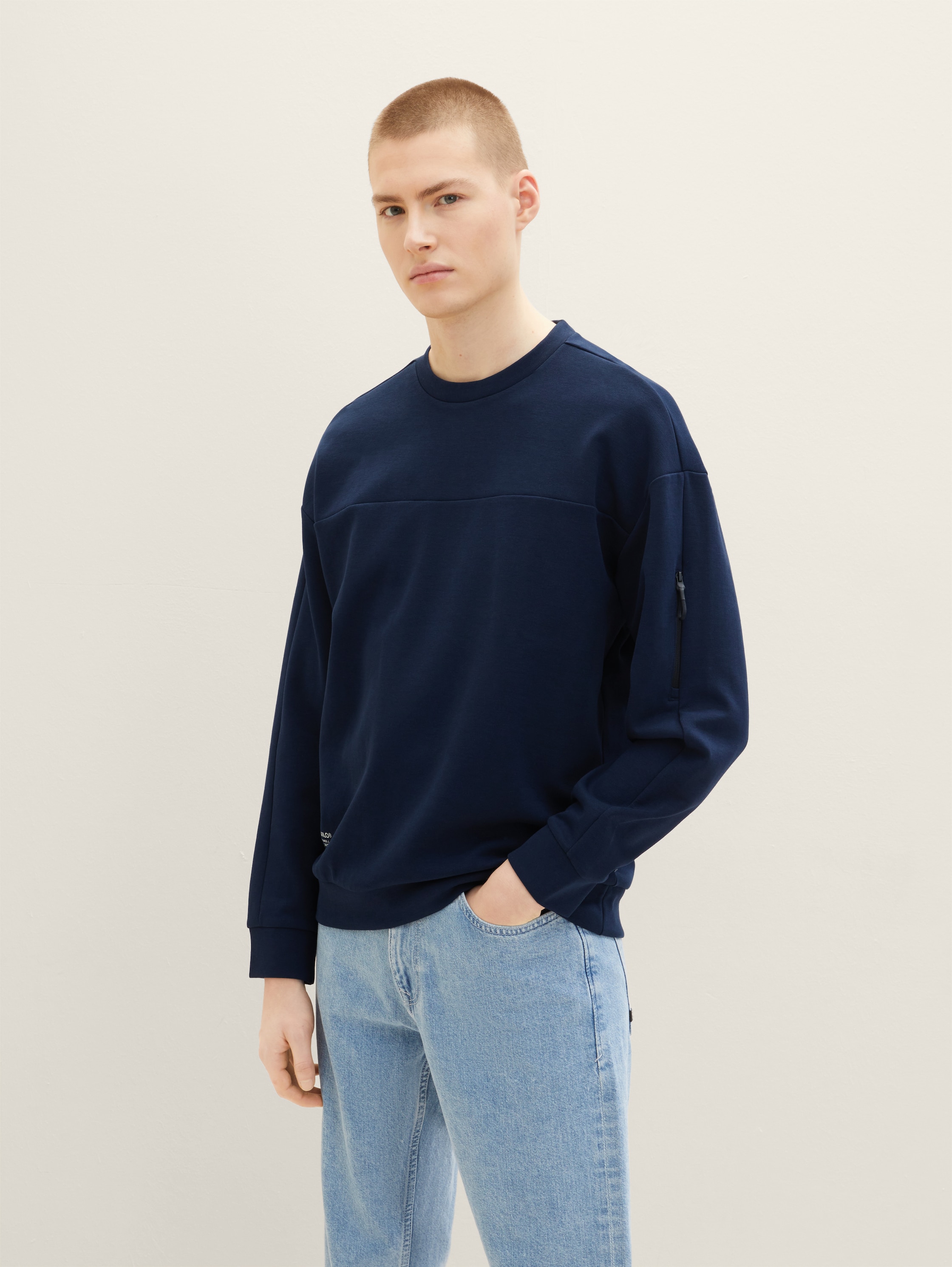 

Свитшот мужской TOM TAILOR 1035664 синий XL, 1035664