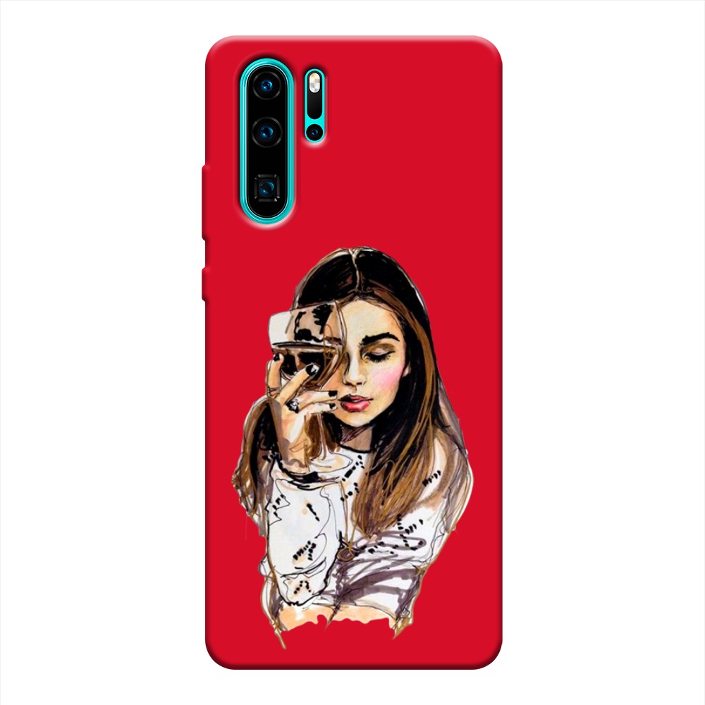 

Чехол Awog на Huawei P30 Pro "Девушка с бокалом", Разноцветный, 67653-1