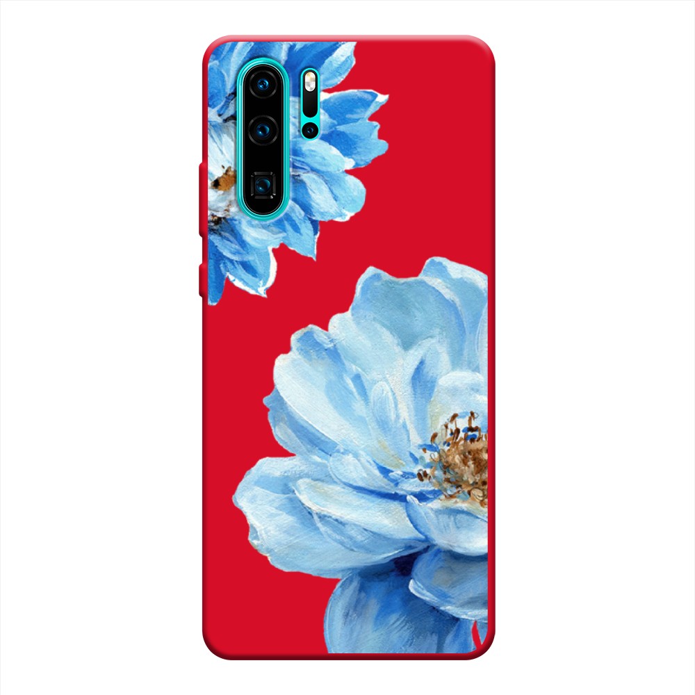 

Чехол Awog на Huawei P30 Pro "Голубые клематисы", Разноцветный, 67653-1