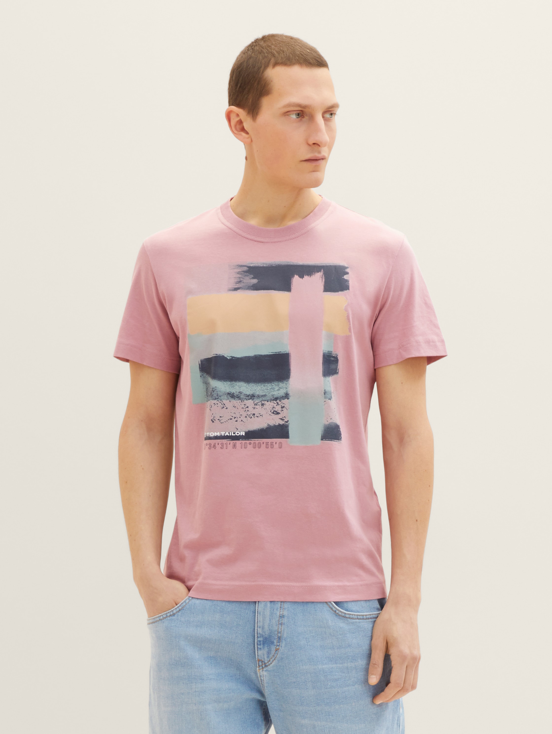 

Футболка мужская TOM TAILOR 1035556 красная 3XL, 1035556