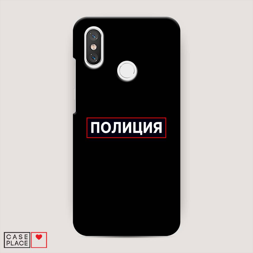 

Пластиковый чехол "Police logo" на Xiaomi Mi 8, 33520-4