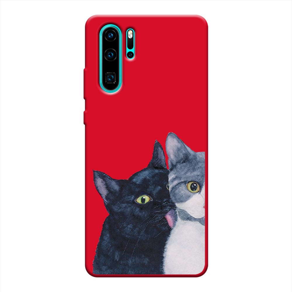 

Чехол Awog на Huawei P30 Pro "Кошачья любовь", Разноцветный, 67653-1