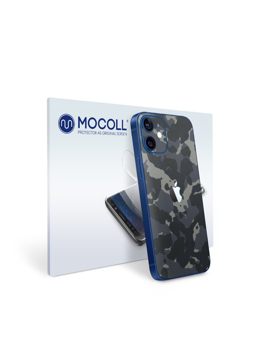 

Пленка защитная MOCOLL для задней панели (Half Cover) Apple iPhone 12 Хаки Черный