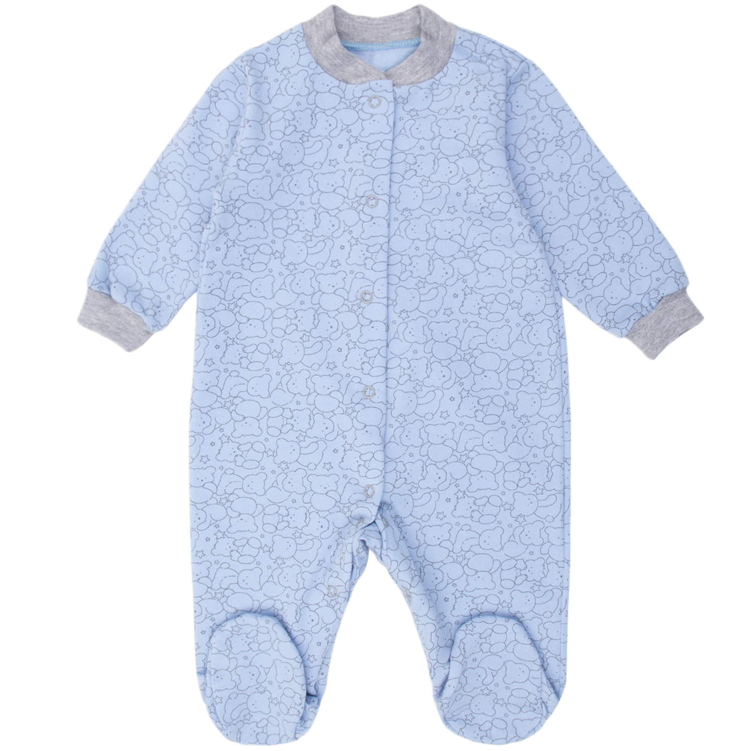 фото Комбинезон leader kids newborn, цвет: голубой р.74