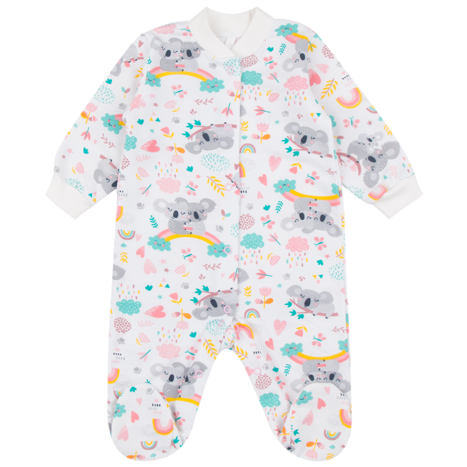 фото Комбинезон leader kids newborn, цвет: белый р.68