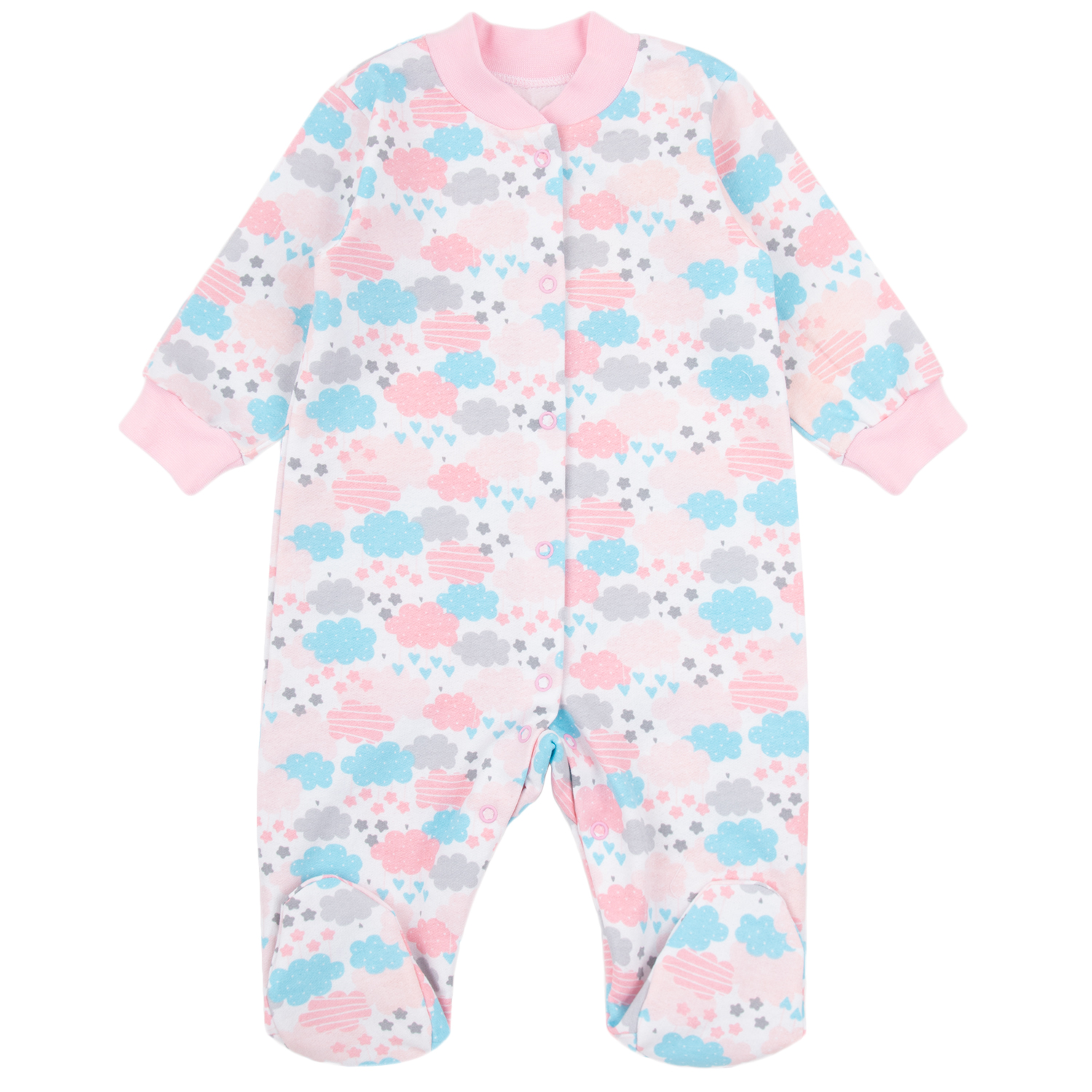 фото Комбинезон leader kids newborn, цвет: белый р.68