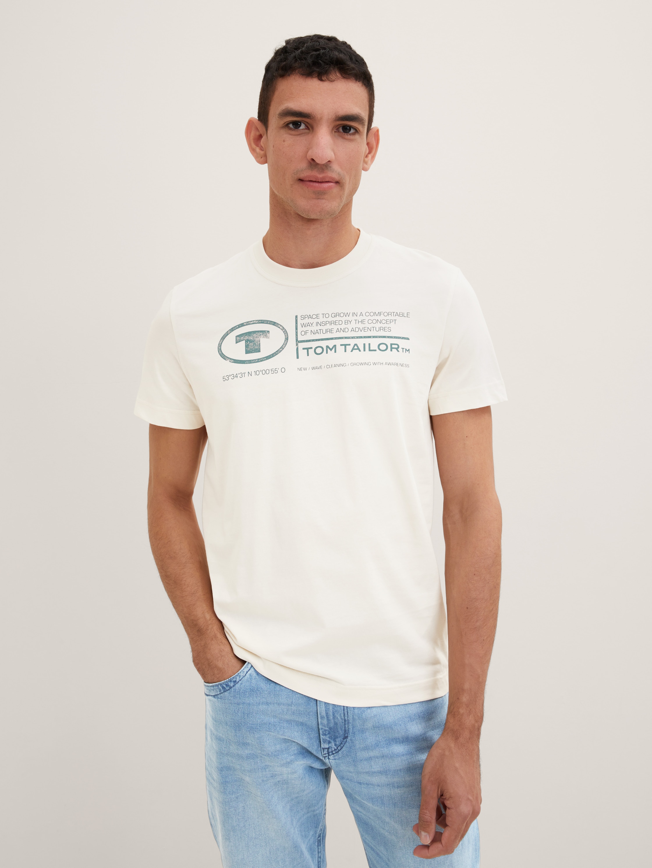 

Футболка мужская TOM TAILOR 1035611 белая 2XL, 1035611