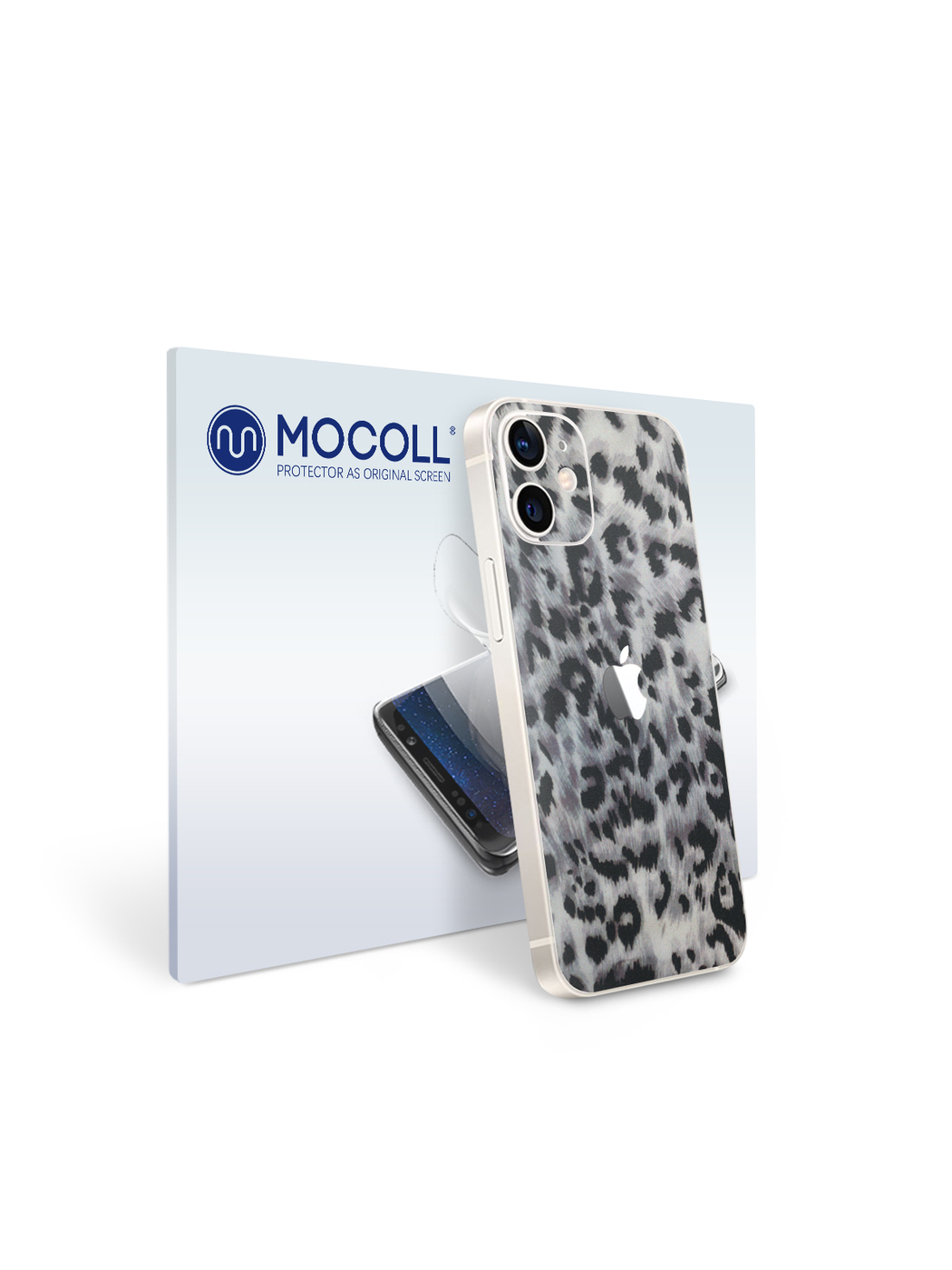 

Пленка защитная MOCOLL для задней панели (Half Cover) Apple iPhone 12 Снежный барс