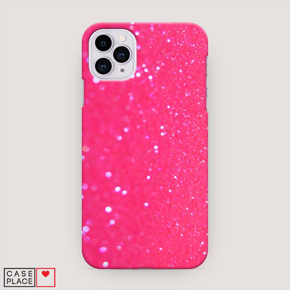 

Пластиковый чехол "Малиновые блестки рисунок" на Apple iPhone 11 Pro, 12320-2