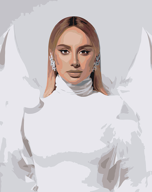 

Картина по номерам Цветное Российская певица Анна Асти Anna Asti 15