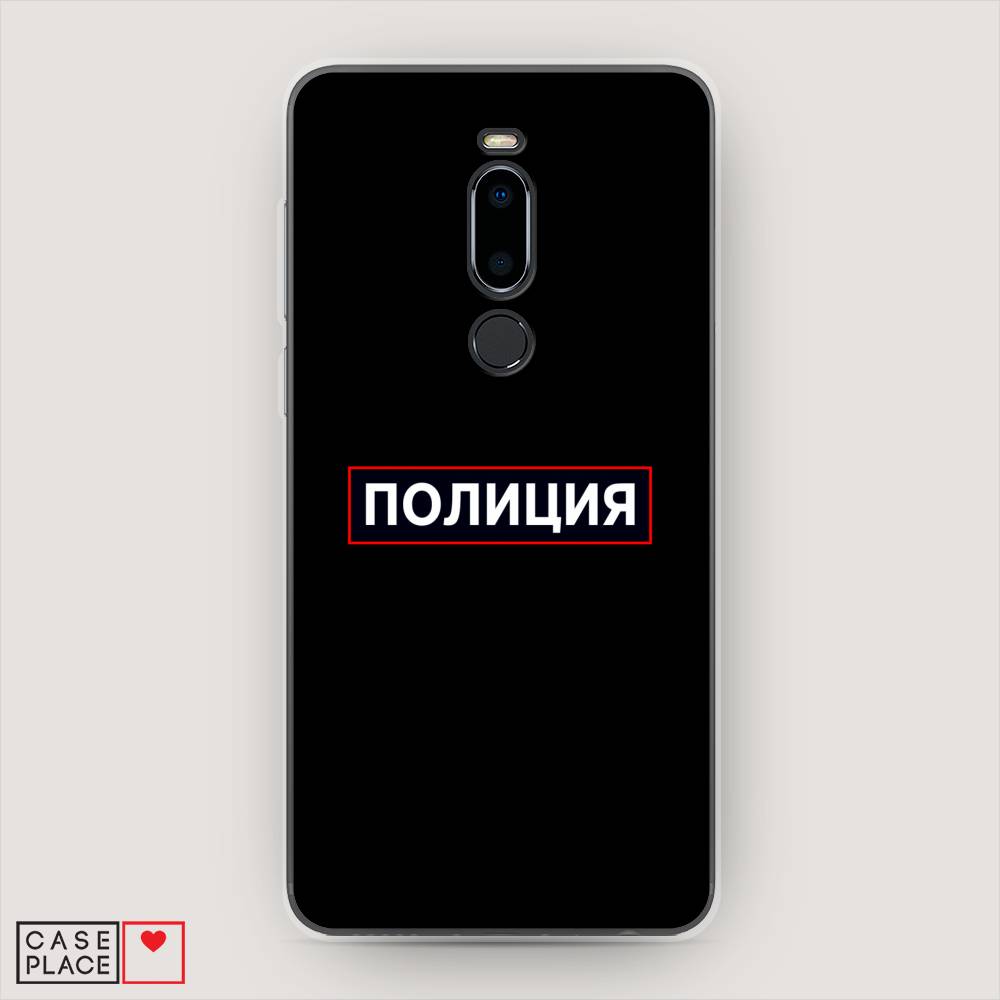 фото Чехол awog "police logo" для meizu m8