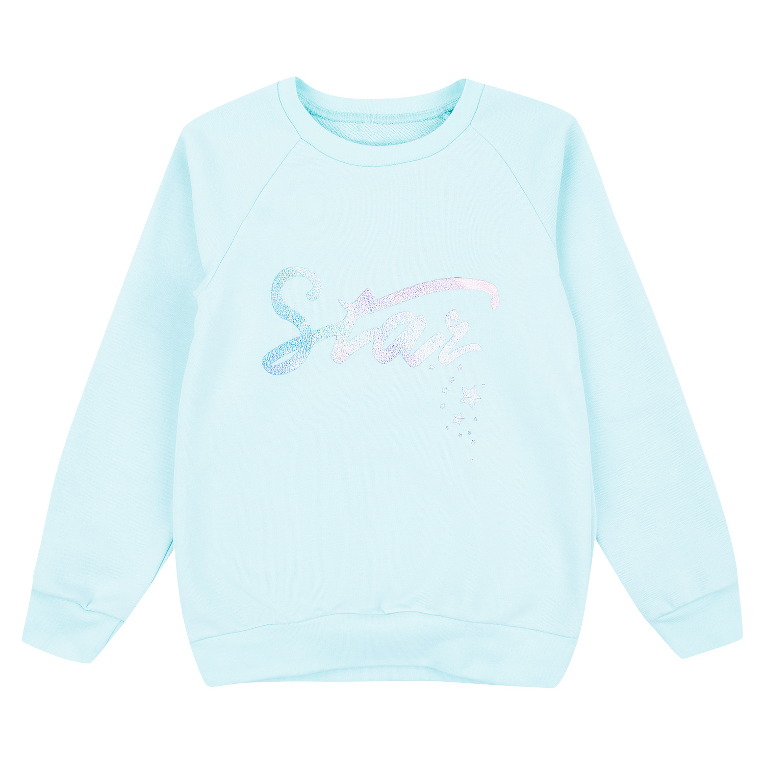 

Свитшот Leader Kids Волшебный блеск, цвет: бирюзовый р.98, ЛКЗ20233475фу09