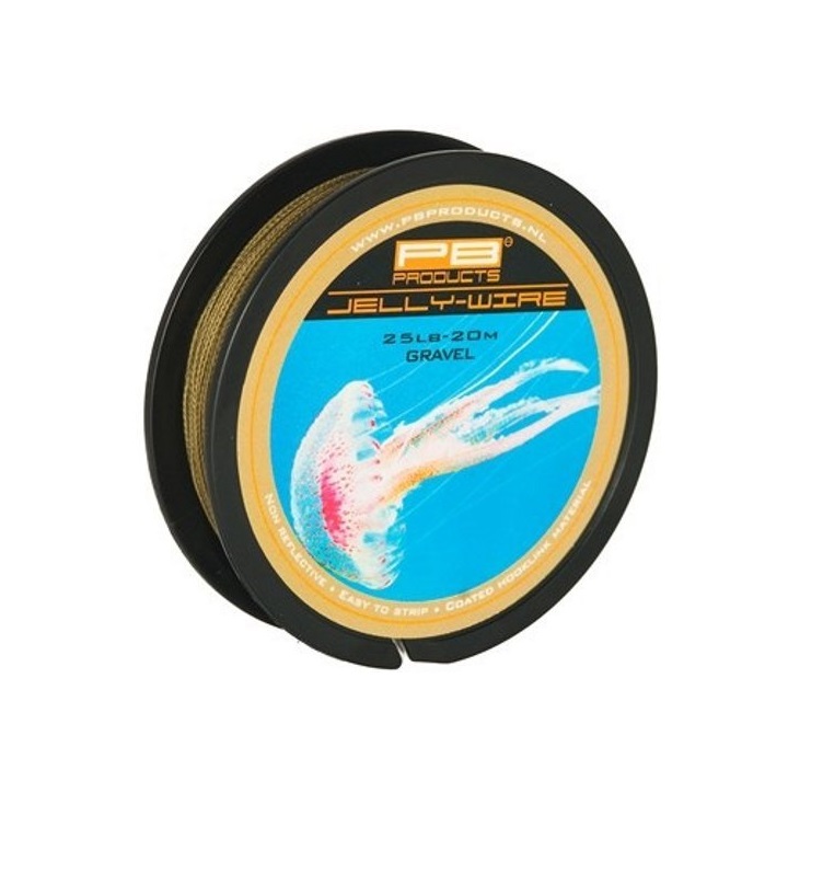 

Поводковый материал PB Products JELLY WIRE / 25lb / 20m - Gravel