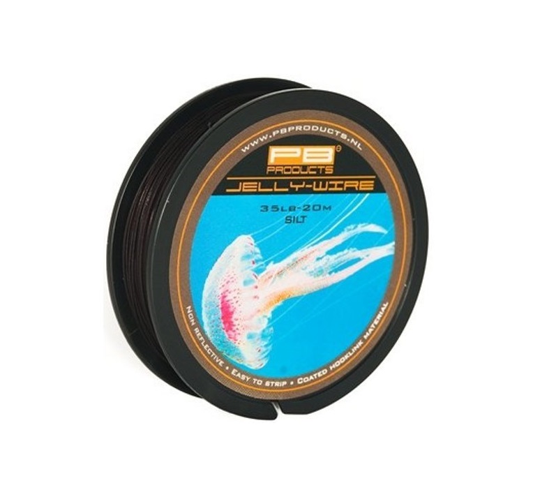 

Поводковый материал PB Products JELLY WIRE / 25lb / 20m - Silt