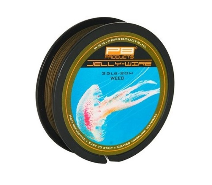 

Поводковый материал PB Products JELLY WIRE / 25lb / 20m - Weed