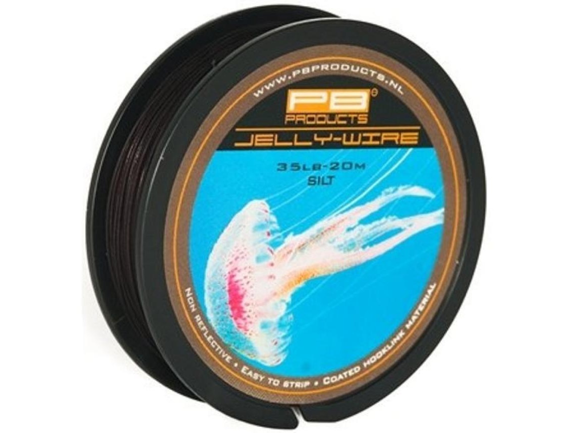 

Поводковый материал PB Products JELLY WIRE / 35lb / 20m - Silt