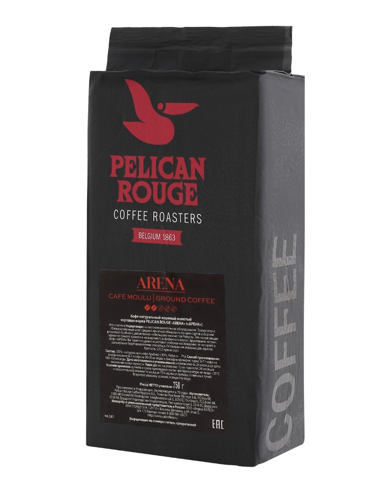 

Кофе молотый PELICAN ROUGE ARENA 750 г