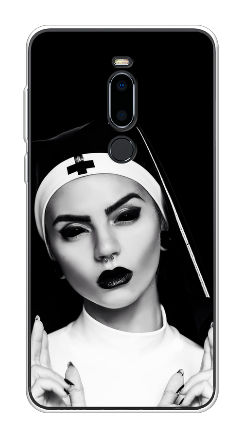 

Чехол Awog на Meizu M8 "Черная монашка", Серый;черный, 73150-9