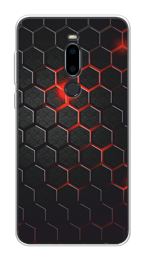 

Чехол Awog "Фон соты красные" для Meizu M8, Красный;черный, 73150-3