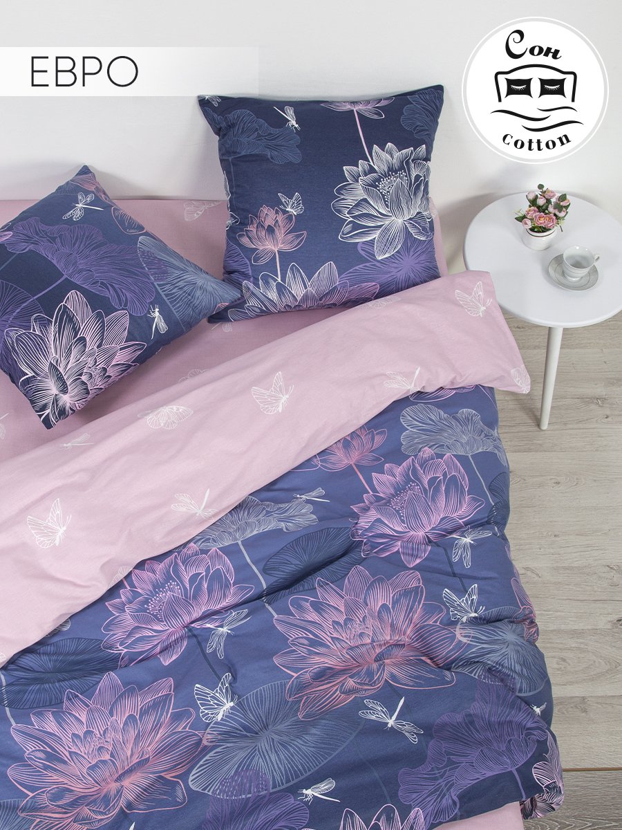 

Постельное белье евро СонCotton Виктория арт. 0514, серия - 5 (Сон Cotton)