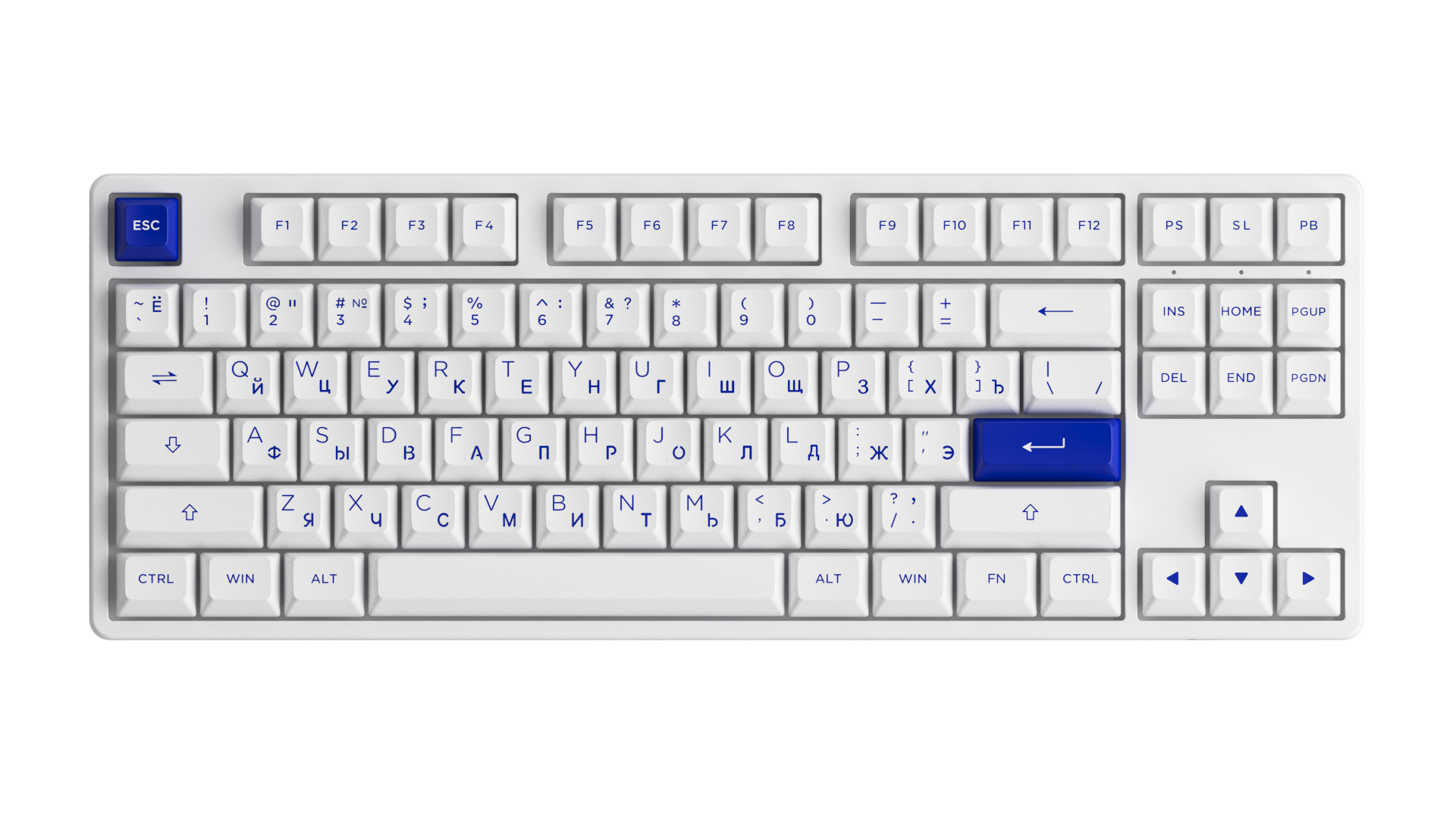 

Проводная игровая клавиатура AKKO 5087S белый (5087S), 5087S