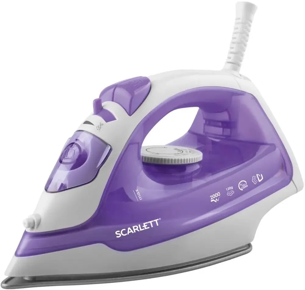 

Утюг Scarlett SC-SI30P10, 2000Вт, фиолетовый/бирюзовый
