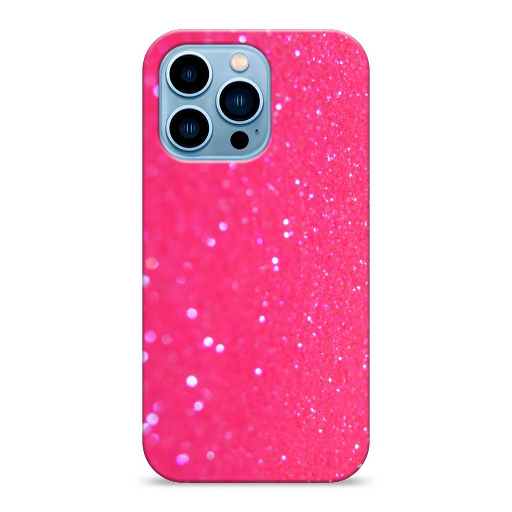 

Пластиковый чехол "Малиновые блестки рисунок" на Apple iPhone 13 Pro, 14320-2
