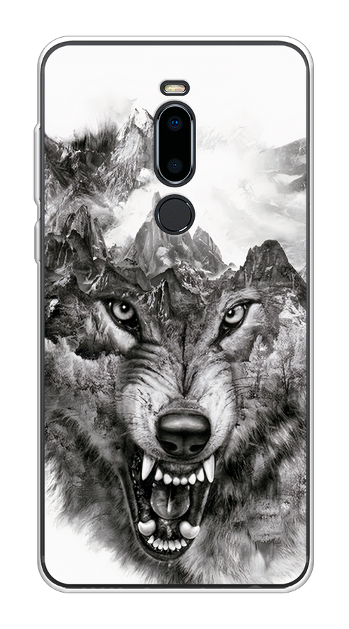 

Чехол Awog "Волк в горах" для Meizu M8, Серый;белый;бежевый, 73150-1