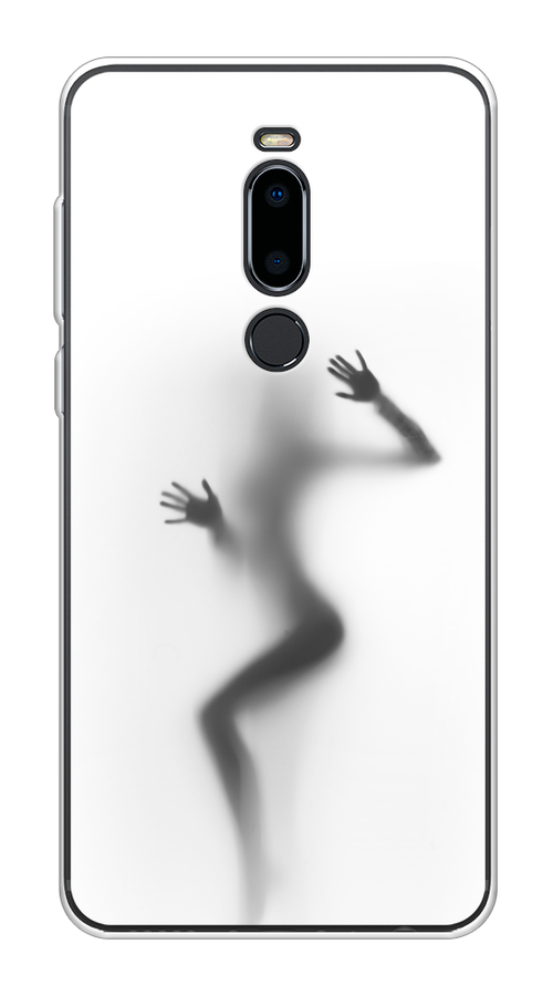 

Чехол Awog на Meizu M8 "Девушка в душе", Серый;белый;черный, 73150-7