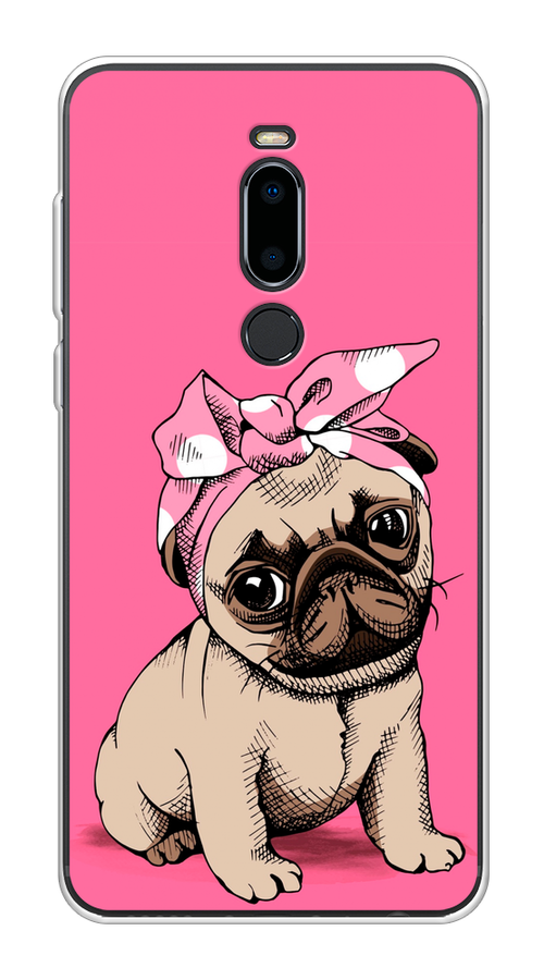 

Чехол Awog на Meizu M8 "Dog Pin-Up", Розовый;бежевый, 73150-2