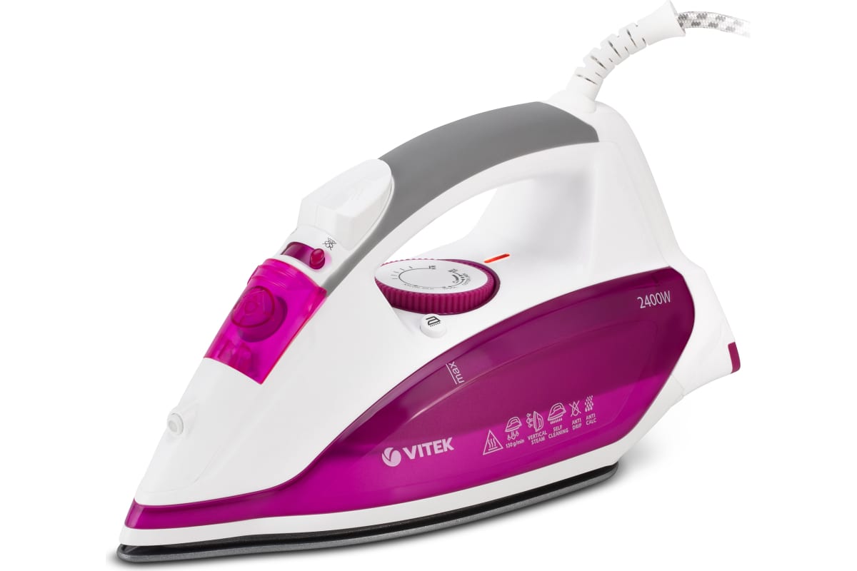 

Утюг Vitek 1262-VT-02, 2400Вт, фиолетовый/белый 1262-vt-01, Утюг Vitek 1262-VT-02, 2400Вт, фиолетовый/белый [1262-vt-01]