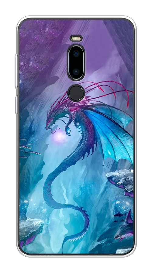 

Чехол Awog на Meizu M8 "Водный дракон", Голубой;фиолетовый;синий, 73150-2