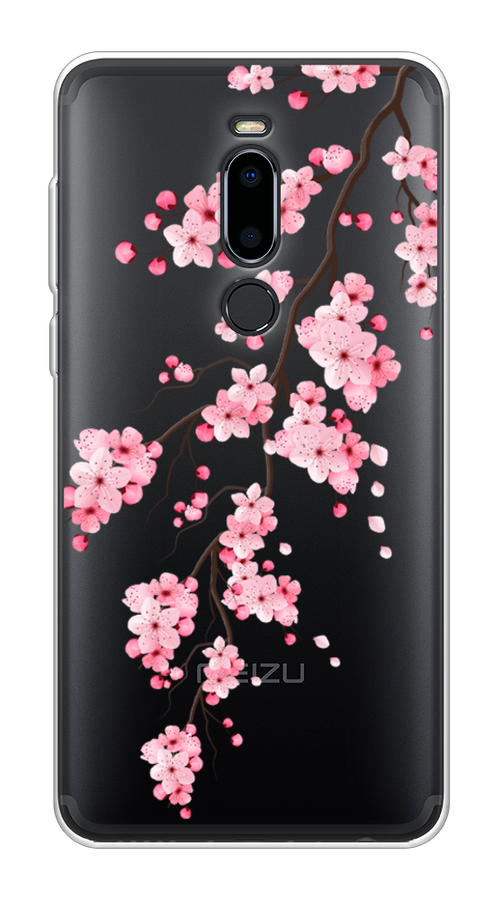 

Чехол Awog на Meizu M8 "Розовая сакура", Розовый;коричневый, 73150-8