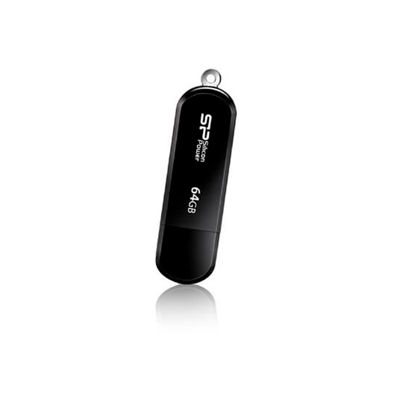 Флешка Silicon Power LuxMini 322 64 ГБ Black