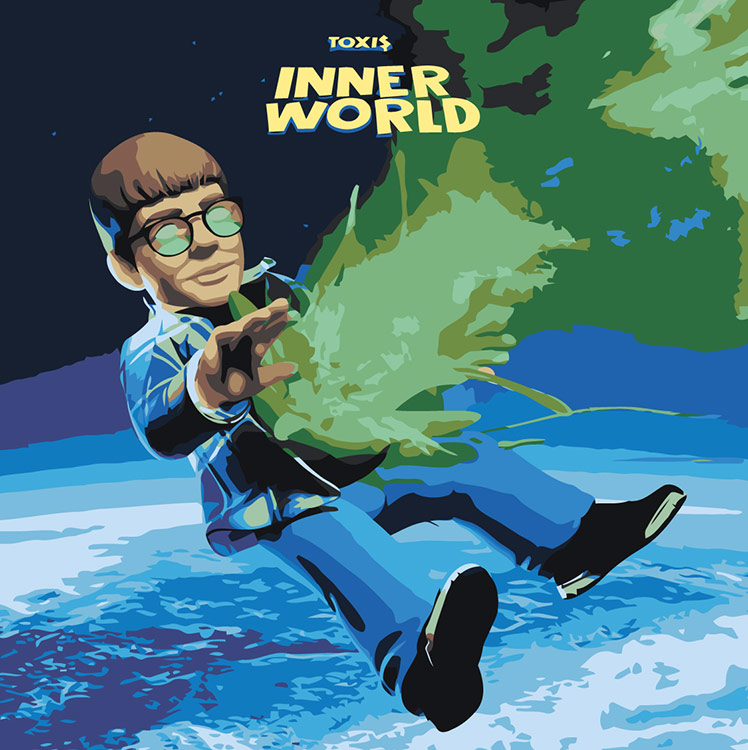 

Картина по номерам Цветное Рэп музыкант Toxis Токсис Inner world