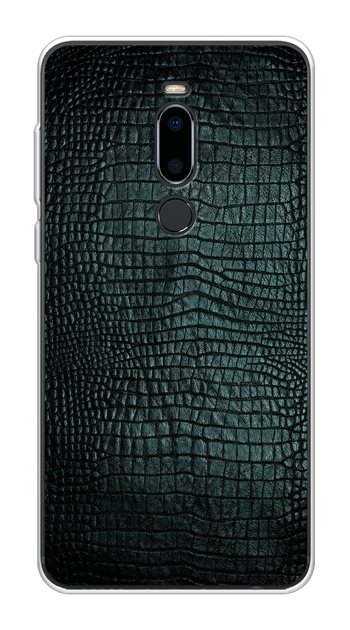 

Чехол Awog на Meizu M8 "Черная змея", Черный;серый;голубой, 73150-3