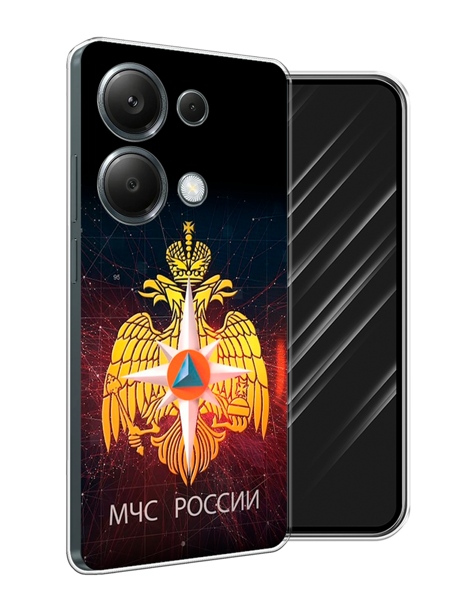 

Чехол Awog на Xiaomi Redmi Note 13 Pro 4G "МЧС России", Черный;желтый;красный, 321650-1