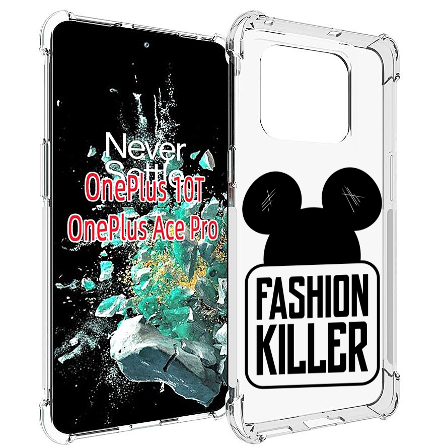 

Чехол MyPads силуэт-микки-мауса для OnePlus 10T, Прозрачный, Tocco