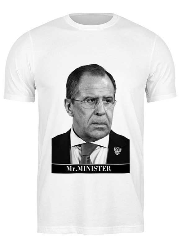 

Футболка женская Printio Mr minister белая L, Белый, Mr minister