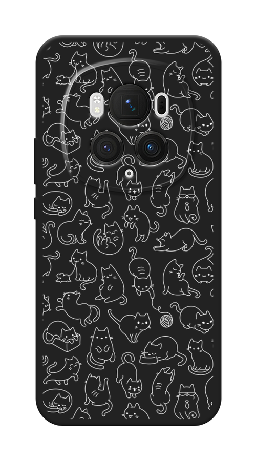 

Чехол Awog 6123752-1 для Honor Magic 6 Pro "Шкодливые котики", Прозрачный;бежевый, 6123752-1