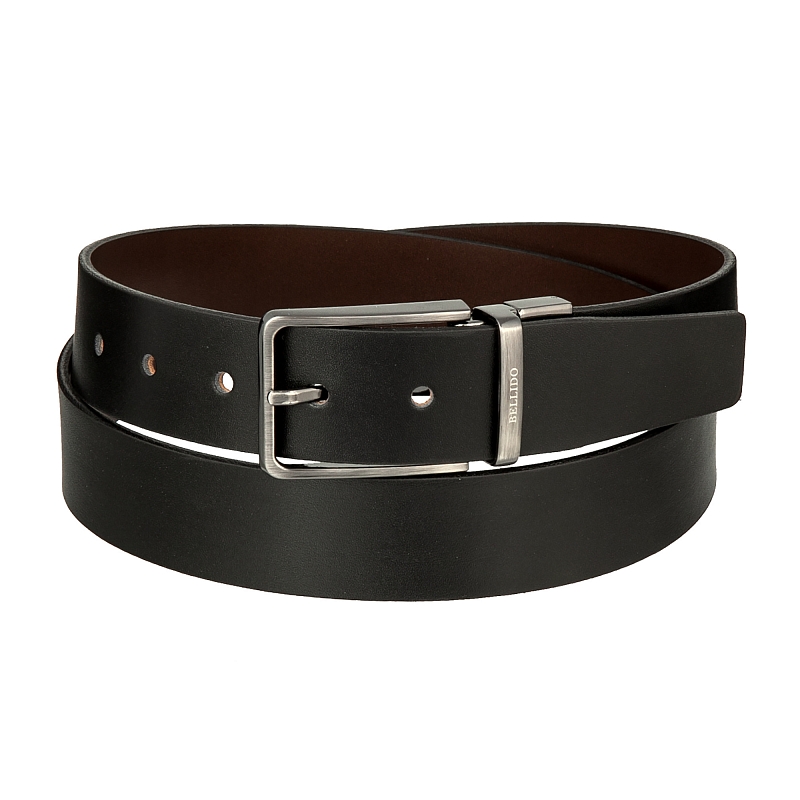 

Ремень мужской Miguel Bellido 568/35 0209/09 black/brown, р, Черный, 568/35 0209/09