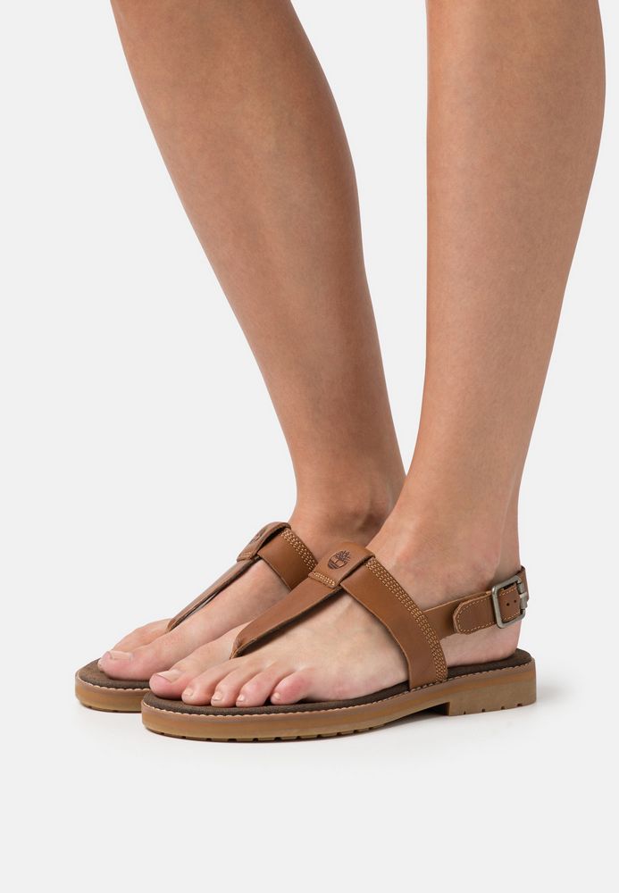 

Сандалии женские Timberland TI111A0H9 коричневые 41.5 EU, Коричневый, TI111A0H9