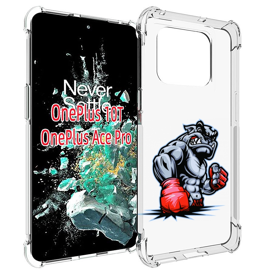 

Чехол MyPads собака-боксер для OnePlus 10T, Прозрачный, Tocco