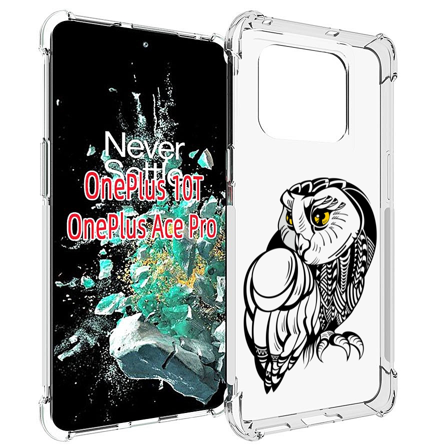 

Чехол MyPads сова-красотка для OnePlus 10T, Прозрачный, Tocco